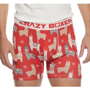 2 PACK MENS CRAZY BOXER NOVELTY HOLIDAY BOXER BRIEFS.